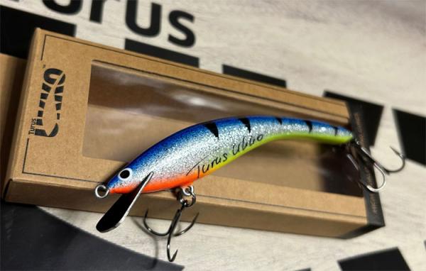 Turus Ukko Original Wobbler schwimmend, Länge: 12 cm, Farbe: Blue Perch 022 UV