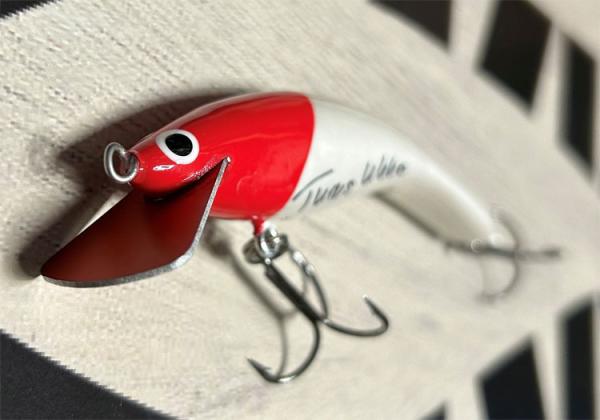 Turus Ukko Original Wobbler, Länge: 12 cm, Farbe: Red Head 155, mit roter Tauschaufel