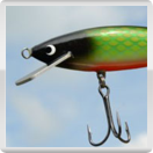 Turus Ukko Original Wobbler, Länge: 20 cm, Sonderfarbe Hechtschleppen im Klarwasser SAK