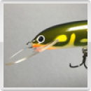 Karikko Wobbler (reduziert - leichte Lackfehler), Länge: 18 cm, Farbe: Pike 154, schwimmend, von Suomen Uistin The Finnish Lure Company (Jarmo Rapala)