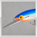 Nils Master INVINCIBLE DEEP RUNNER Metal Lip Wobbler, Größe: 15 cm, Farbe: 046 blau/weiß/glitter, Gewicht: 35 Gramm, schwimmend mit langsamen Auftrieb