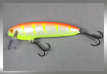 NILS MASTER Jumbo Shallow Wobbler schwimmend, Länge: 12 cm, Farbe: 070 orange/weiß/gelb gestreift, Gewicht: 27 Gramm