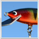 Turus Ukko Original Wobbler (reduziert - leichte Lackfehler), Länge: 20 cm, Farbe: Barsch 31 von Suomen Uistin The Finnish Lure Company (Jarmo Rapala)